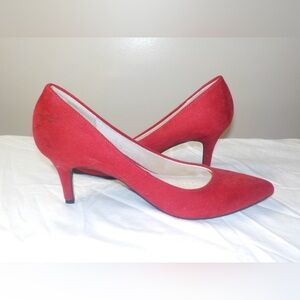 Chic Red Comfortable Women's Heels